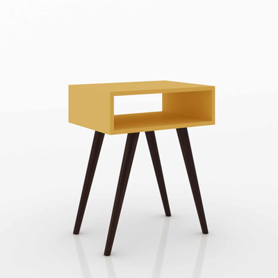 MESA LATERAL BERTOLINI RT 3025 AMARILLO