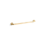 TOALLERO DE BARRA CURSIVA 61CM ACABADO LATON DORADO