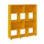 ESTANTERIA BERTOLINI BOOK AMARILLO