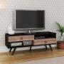 MESA DE TV BERTOLINI RT 3069 NEGRO RUSTICO
