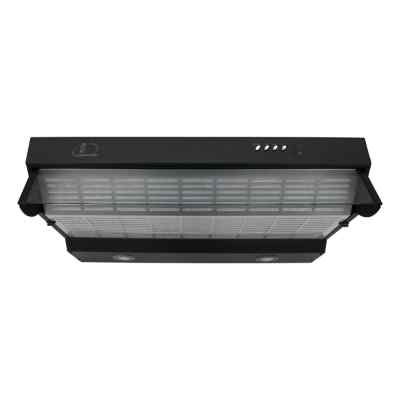 CAMPANA EMPOTR TURBO 80CM NEGRO MAT