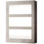 LÁMPARA DE PARED PARA EXTERIOR 20.5 X 15.5 X 5 CM PLATA