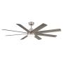 VENTILADOR DE TECHO CELENE MAPLE CLARO 62" CON LED INTEGRADO Y 8 ASPAS