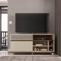 MESA DE TV BERTOLINI SLIDE OFF WHITE HAVANA
