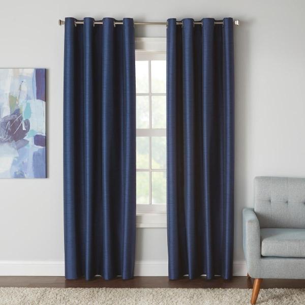 CORTINA BO FAUX SILLK MARINO