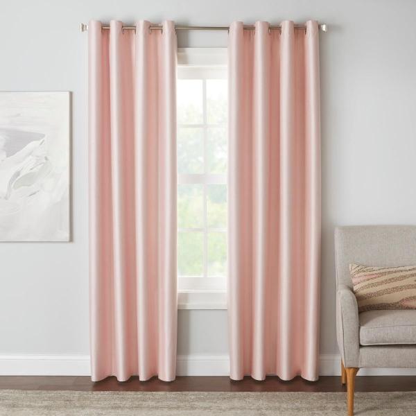 CORTINA BO FAUX SILLK ROSA