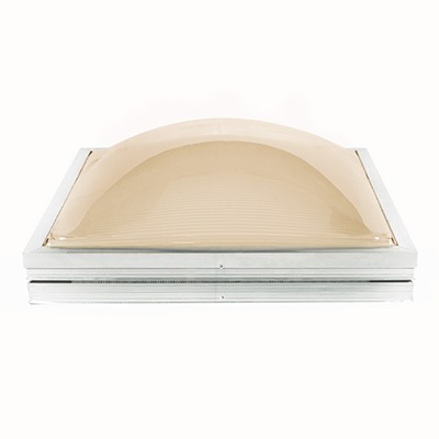 DOMO DE SEGURIDAD MACROLUX PREMIUM 44X44 BRONCE