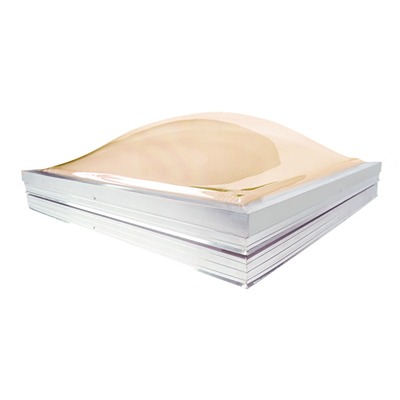 DOMO DE SEGURIDAD MACROLUX PREMIUM 60X60 BRONCE