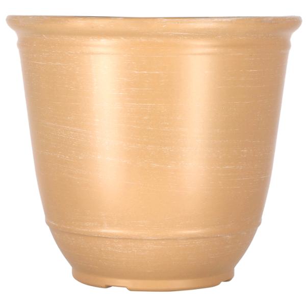 MACETA DE RESINA JULIANA COLOR TERRACOTTA 12