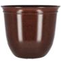 MACETA DE RESINA CONNOR COLOR CAFE 15