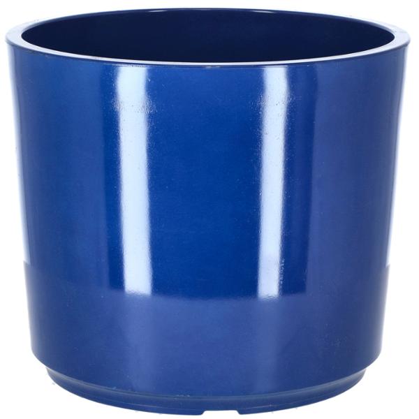 MACETA CILINDRICA DE RESINA COLOR PATCH OF BLUE 12.5
