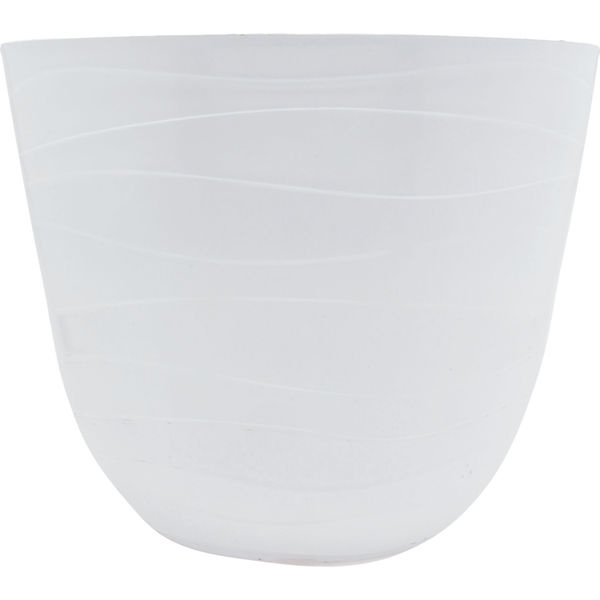 MACETA DE RESINA GAEL COLOR BLANCO 18