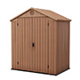DEPOSITO EXTERIORES DARWIN 190X122X221 CM DOBLE PUERTA COLOR NATURAL