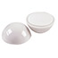 TOPE PARA PUERTA 2.3 X 5.5 CM MARFIL 2 PIEZAS