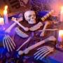 FIGURA DE HALLOWEEN ESQUELETO HUESOS 12 PIEZAS