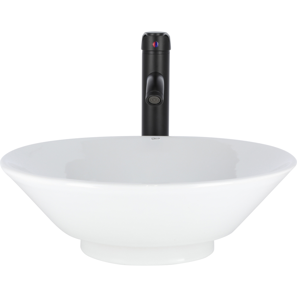 Lavabo inna dica con monomando negro mate