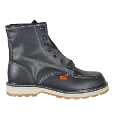 ZAPATO DE SEGURIDAD BOTA PIEL NEGRA CASCO CELASTIC SUELA VAQUERA TALLA 9
