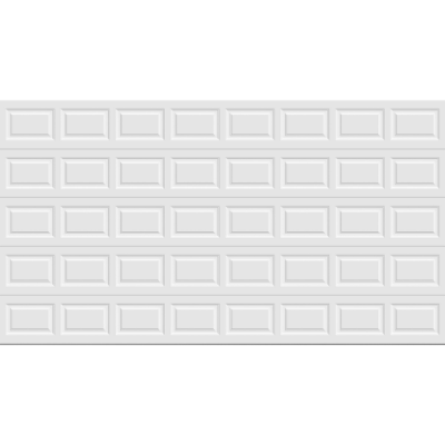 PUERTA GARAGE CLÁSICA CUADROS BLANCO 4.88 X 2.67 M