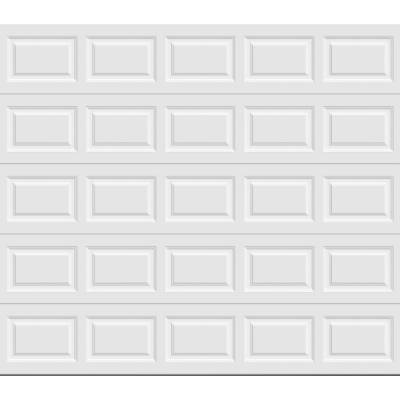 PUERTA GARAGE CLÁSICA CUADROS BLANCO 3.05 X 2.67 M