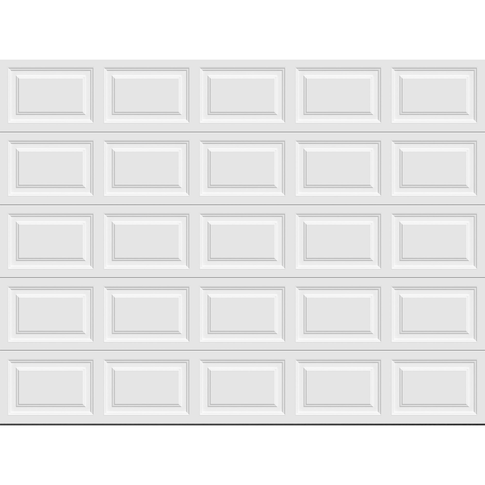 Puerta garage clasica cuadros blanco 3.05 x 2.29 m