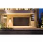 PUERTA GARAGE MODERNA RAYAS CHOCOLATE 4.88 X 2.29 M