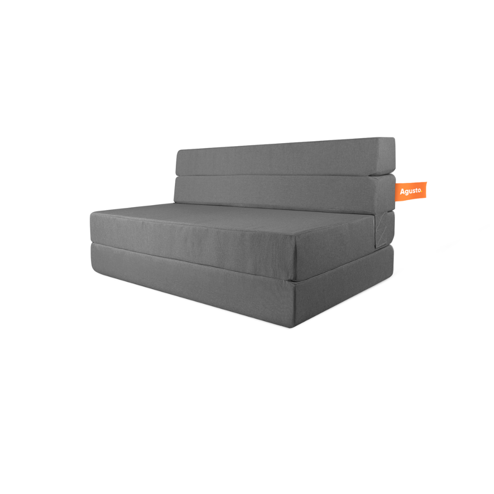 Sofá cama plegable Sando gris 133x78xh.78 cm