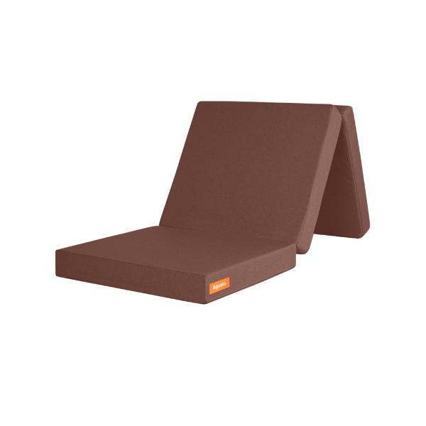 COLCHÓN INDIVIDUAL PLEGABLE AGUSTO CAFÉ