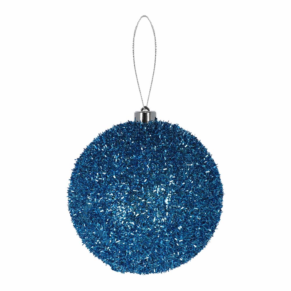 ESFERA NAVIDEÑA FESTIVE AZUL 15 X 16 CM The Home Depot México
