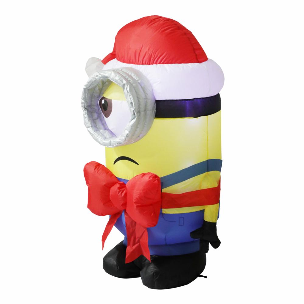 INFLABLE NAVIDEÑO ILUMINADO 1.07 M X 71 X 52 CM MINION STUART The Home Depot México