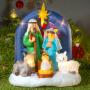 INFLABLE NAVIDEÑO ESCENA NACIMIENTO 1.83 CM CON LUZ LED