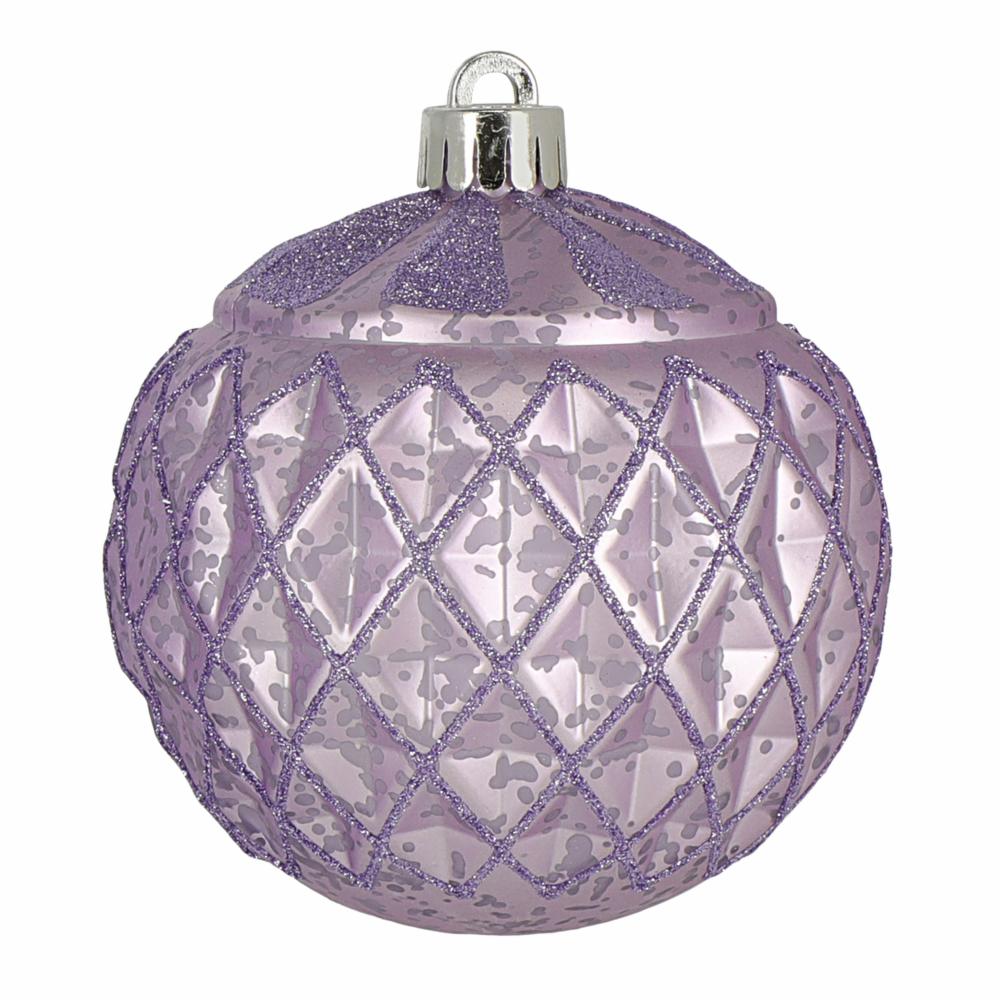 ESFERA NAVIDEÑA COLOR ACCENTS MORADO 15.5 X 13 CM 3 PIEZAS The Home Depot México