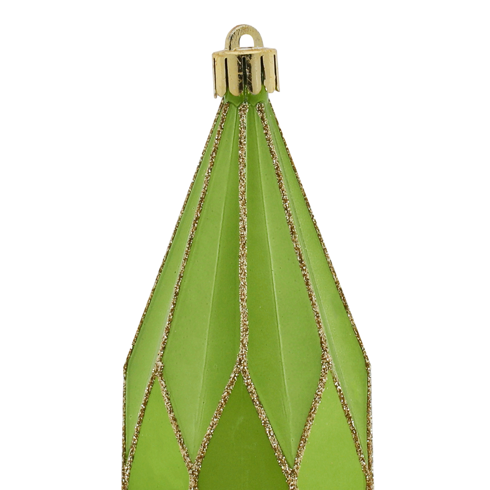 ESFERAS NAVIDEÑAS FESTIVE GOTA VERDE 15.5 X 5 CM 6 PIEZAS The Home Depot México