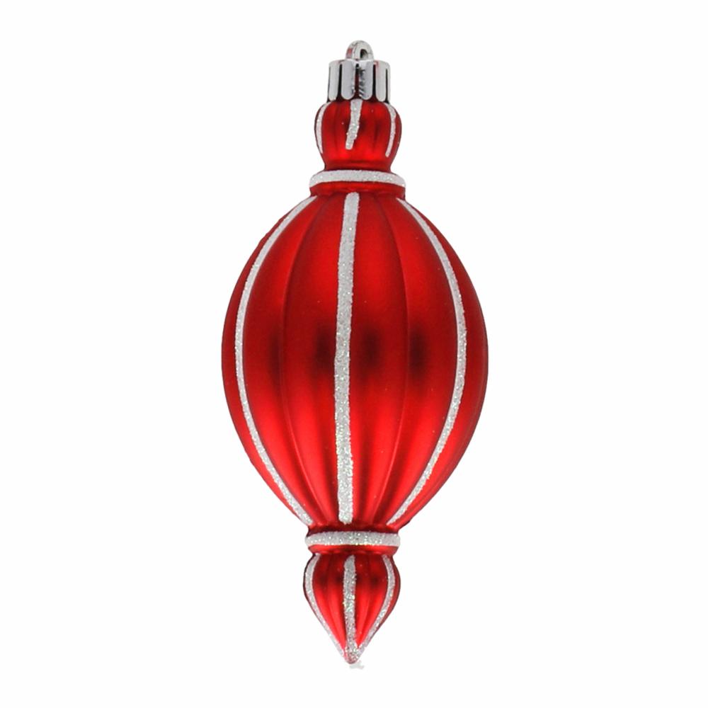 ESFERAS NAVIDEÑAS RUBY ROJO 14 X 5.8 CM 6 PIEZAS The Home Depot México