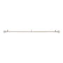 CORTINERO AJUSTABLE DE 1.68 A 3.05 M PLATA