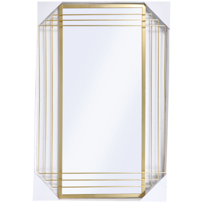Espejo dorado 90x60 Moebe