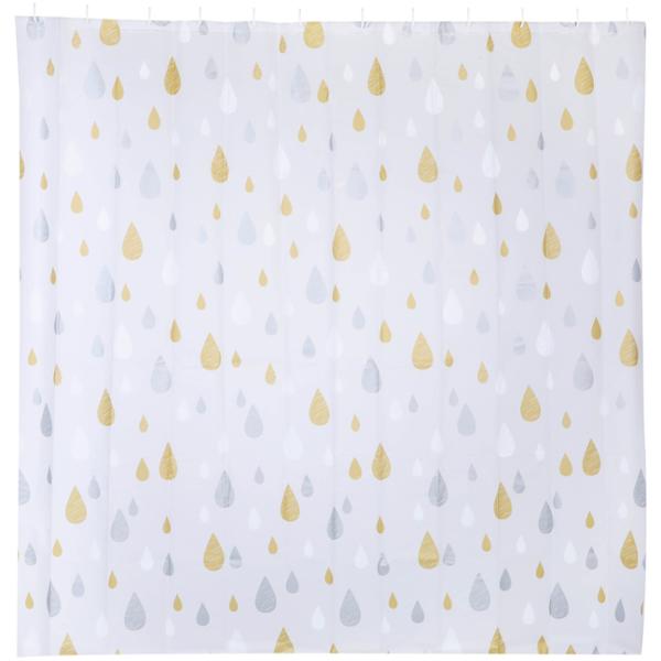 CORTINA DE REGADERA TRENDY COLLECTION PEVA CON GANCHOS DE PLASTICO