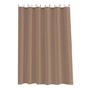CORTINA DE REGADERA SOLID COLLECTION PEVA CON GANCHOS DE PLASTICO