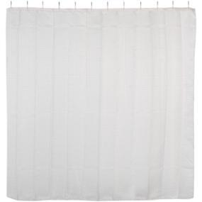 CORTINA DE REGADERA BEIGE EXCLUSIVE COLLECTION POLIESTER CON GANCHOS DE ACERO