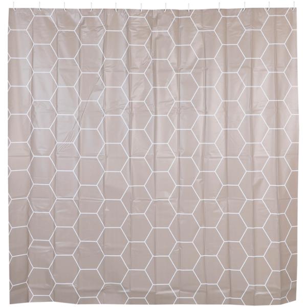 CORTINA DE REGADERA FIGURAS NUDE TRENDY COLLECTION PEVA CON GANCHOS DE PLASTICO