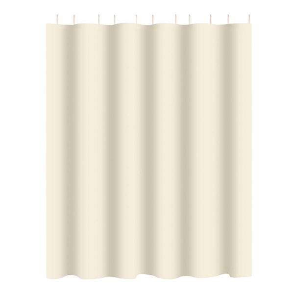 CORTINA DE REGADERA SOLID COLLECTION PEVA CON GANCHOS DE PLASTICO