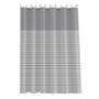 CORTINA DE REGADERA GRIS EXTRAVAGANCE COLLECTION POLIESTER CON GANCHOS DE ACERO