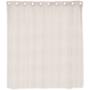 CORTINA DE REGADERA BEIGE HOOKLES COLLECTION POLIESTER CON AROS INSERTADOS