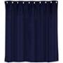 CORTINA DE REGADERA AZUL HOOKLESS COLLECTION POLIESTER CON AROS INSERTADOS