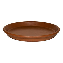 PLATO ESTÁNDAR DE CERÁMICA 3.5 X 23 CM CAFÉ
