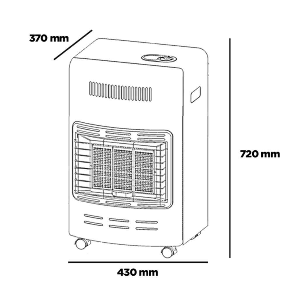 Calefactor portátil de gas LP HG3M Heatwave – GRUPODONPEDRO