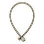 CONECTOR FLEXIBLE 1/2 X 1/2 PULGADA X 70 CM PLATA