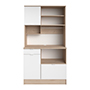 ALACENA SCOOL COLOR MADERA Y BLANCO