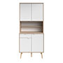 ALACENA OLGA COLOR MADERA Y BLANCO