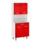 ALACENA PIXEL COLOR ROJO
