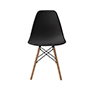 SILLA OSLO REPLICA EAMES COLOR NEGRO